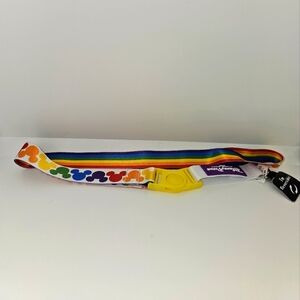 Rainbow Mickey Mouse Lanyard Reversible New